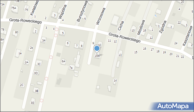 Makowiec, Grota-Roweckiego Stefana, gen., 10A, mapa Makowiec