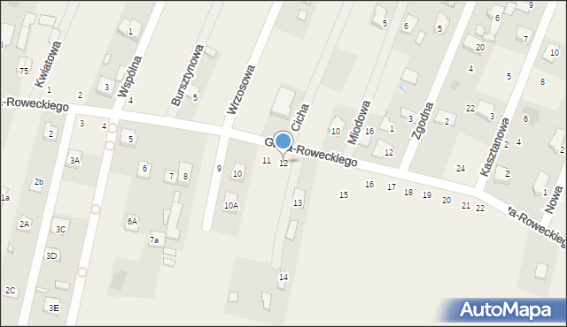Makowiec, Grota-Roweckiego Stefana, gen., 12, mapa Makowiec