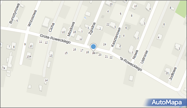 Makowiec, Grota-Roweckiego Stefana, gen., 19, mapa Makowiec