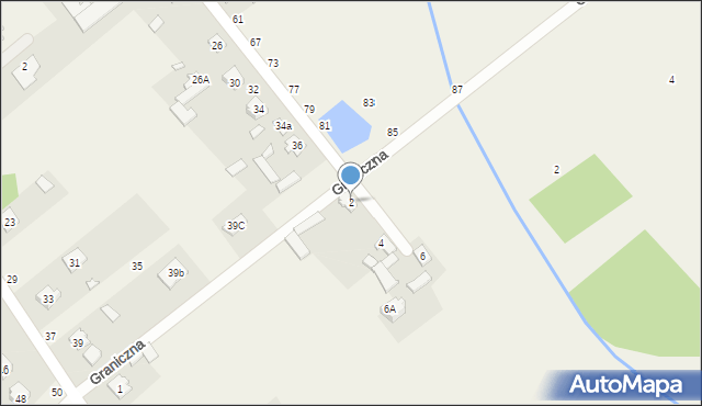 Maliszew, Graniczna, 2, mapa Maliszew