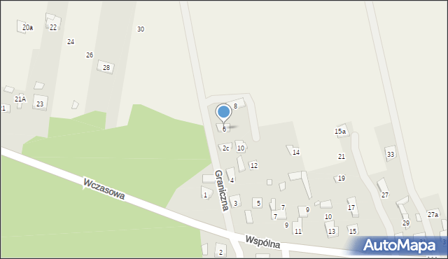 Marianka, Graniczna, 6, mapa Marianka