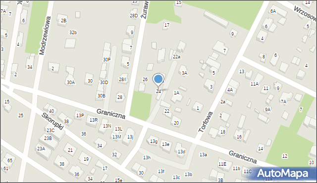 Marki, Graniczna, 24, mapa Marki