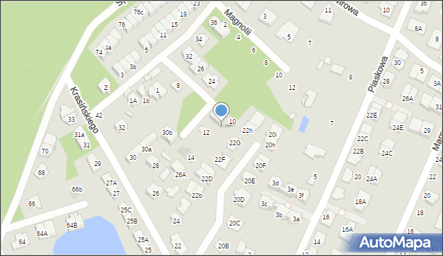 Marki, Grażyny, 10A, mapa Marki