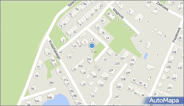 Marki, Grażyny, 20, mapa Marki