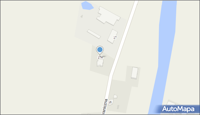 Marzęcino, Graniczna, 17A, mapa Marzęcino