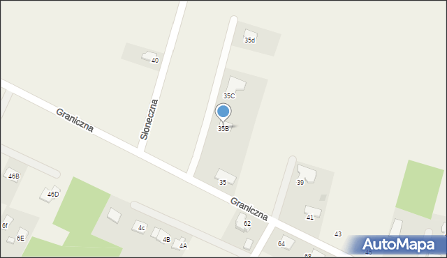 Masłów Pierwszy, Graniczna, 35B, mapa Masłów Pierwszy
