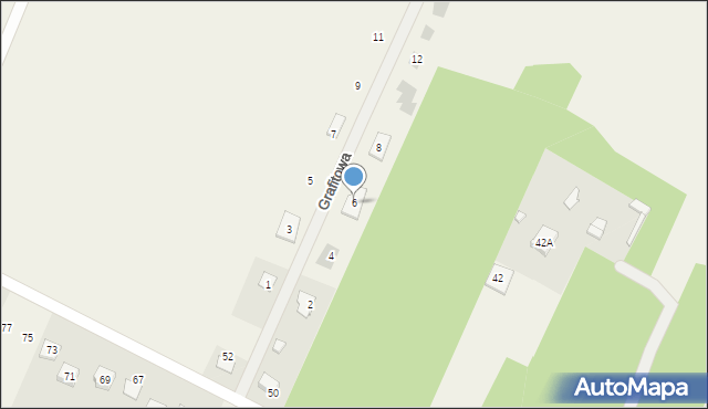 Micigózd, Grafitowa, 6, mapa Micigózd