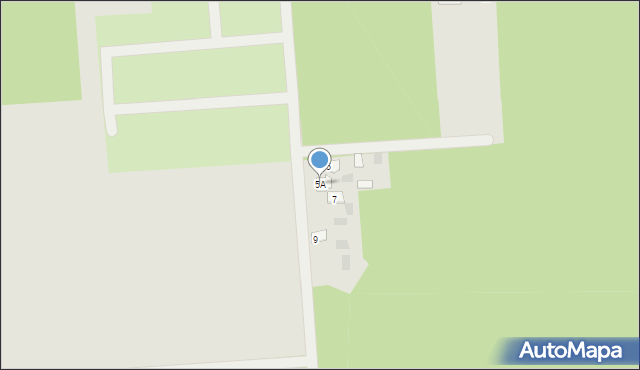Międzyrzec Podlaski, Grzybowa, 5A, mapa Międzyrzec Podlaski