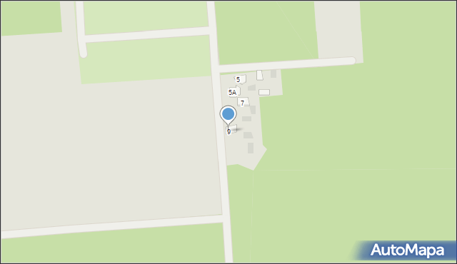 Międzyrzec Podlaski, Grzybowa, 9, mapa Międzyrzec Podlaski