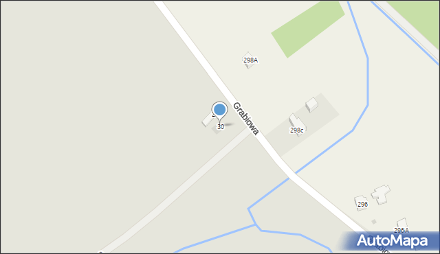 Mielec, Grabiowa, 30, mapa Mielca