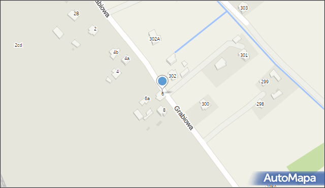 Mielec, Grabiowa, 6, mapa Mielca