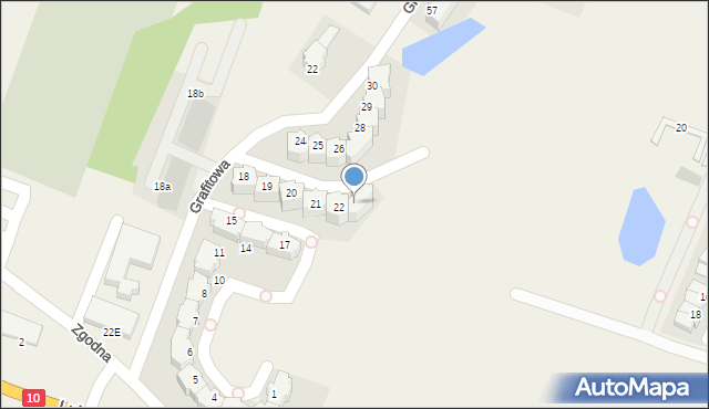 Mierzyn, Grafitowa, 23, mapa Mierzyn