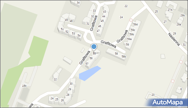 Mierzyn, Grafitowa, 55, mapa Mierzyn