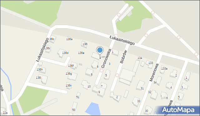 Mierzyn, Gronowska, 4, mapa Mierzyn