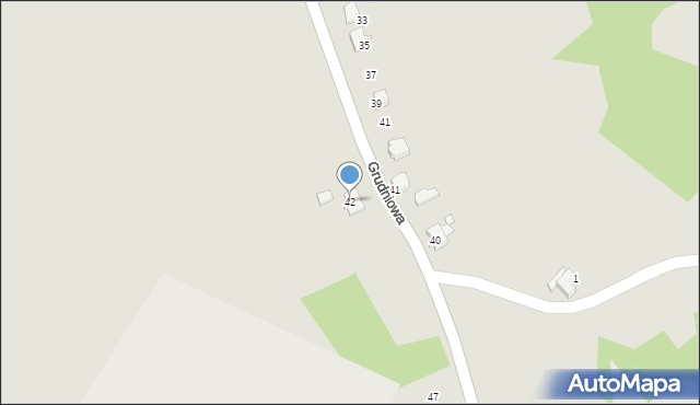 Mikołów, Grudniowa, 42, mapa Mikołów