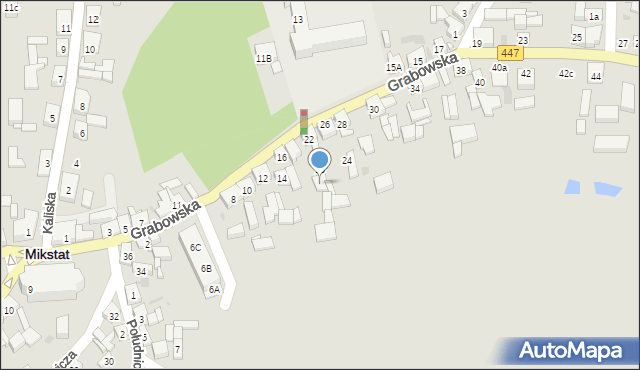 Mikstat, Grabowska, 20, mapa Mikstat