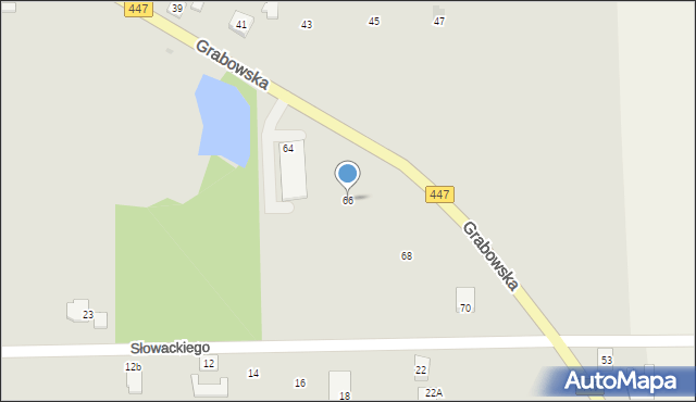 Mikstat, Grabowska, 66, mapa Mikstat