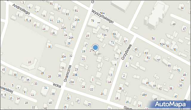 Mińsk Mazowiecki, Graniczna, 19A, mapa Mińsk Mazowiecki