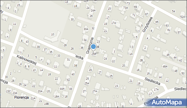 Mińsk Mazowiecki, Graniczna, 23A, mapa Mińsk Mazowiecki