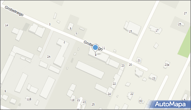 Mińsk Mazowiecki, Grobelnego Juliana, 4, mapa Mińsk Mazowiecki