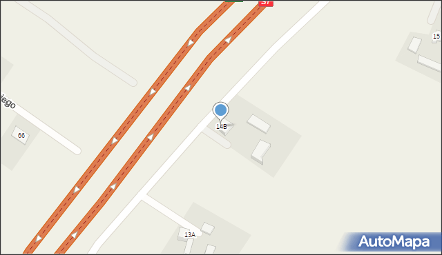 Miszewko, Gryfa Pomorskiego, 14B, mapa Miszewko