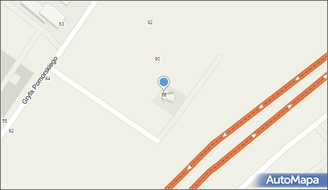 Miszewko, Gryfa Pomorskiego, 88, mapa Miszewko