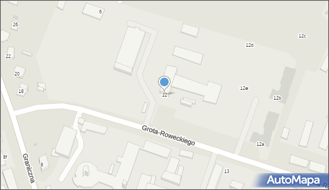 Mława, Grota-Roweckiego Stefana, gen., 12, mapa Mława