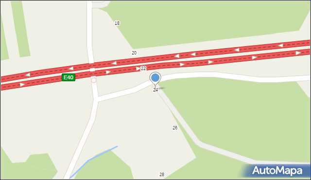 Mokrzyska, Grzybowa, 24, mapa Mokrzyska