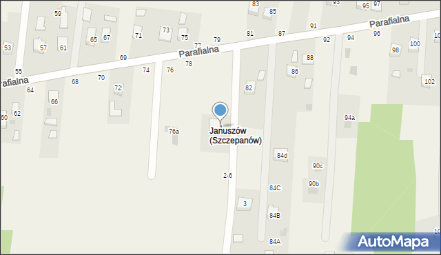 Mokrzyska, Grzybowa, 4, mapa Mokrzyska