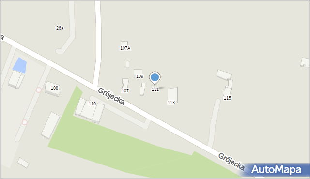Mszczonów, Grójecka, 111, mapa Mszczonów