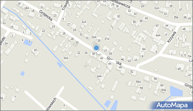Mszczonów, Grójecka, 38, mapa Mszczonów