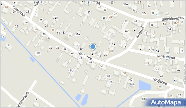Mszczonów, Grójecka, 41, mapa Mszczonów