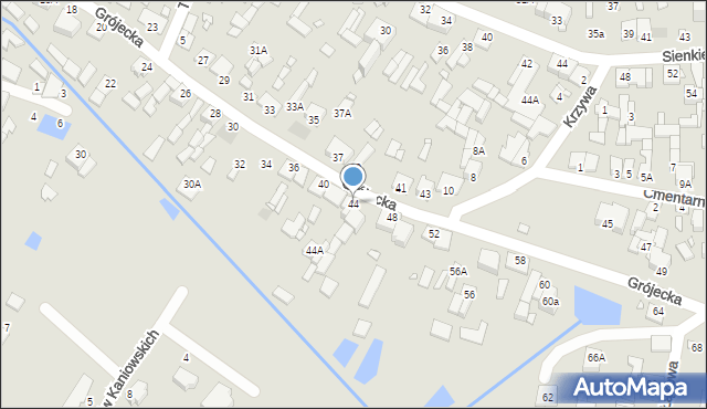 Mszczonów, Grójecka, 44, mapa Mszczonów