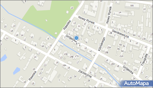 Mszczonów, Grójecka, 6, mapa Mszczonów