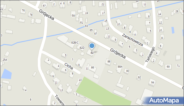 Mszczonów, Grójecka, 84, mapa Mszczonów