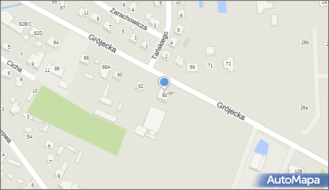Mszczonów, Grójecka, 94, mapa Mszczonów