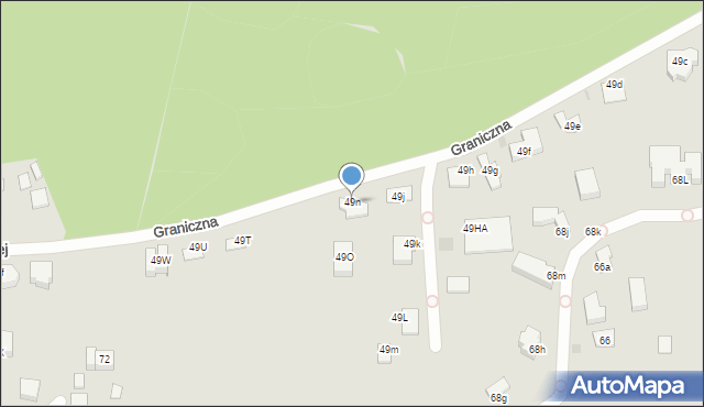 Mysłowice, Graniczna, 49n, mapa Mysłowice