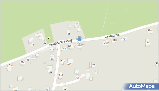 Mysłowice, Graniczna, 49wl, mapa Mysłowice