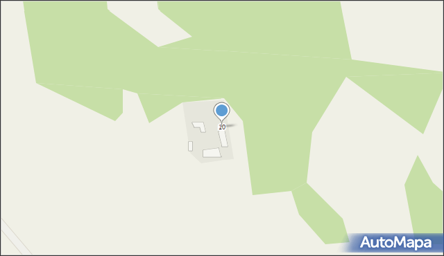 Myszadła, Graniczna, 10, mapa Myszadła