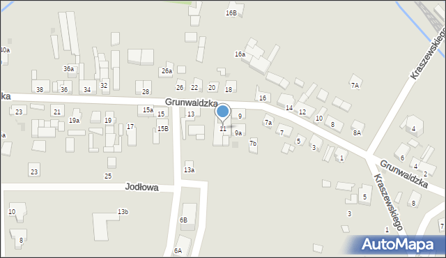 Namysłów, Grunwaldzka, 11, mapa Namysłów