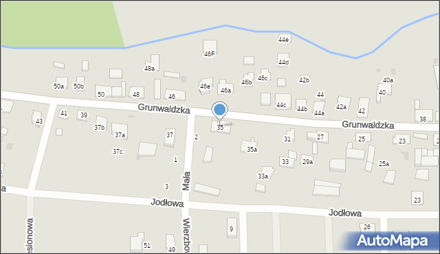 Namysłów, Grunwaldzka, 35, mapa Namysłów