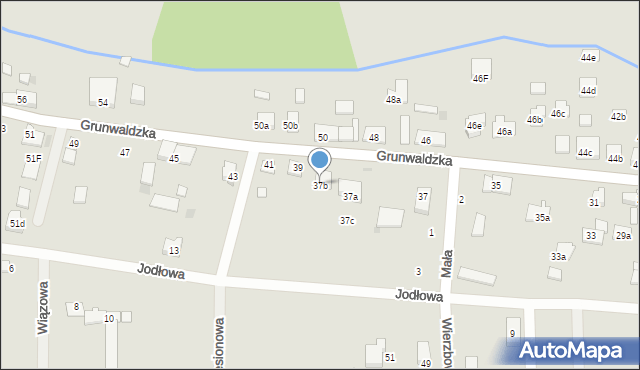 Namysłów, Grunwaldzka, 37b, mapa Namysłów