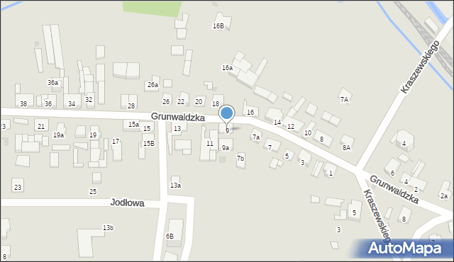 Namysłów, Grunwaldzka, 9, mapa Namysłów