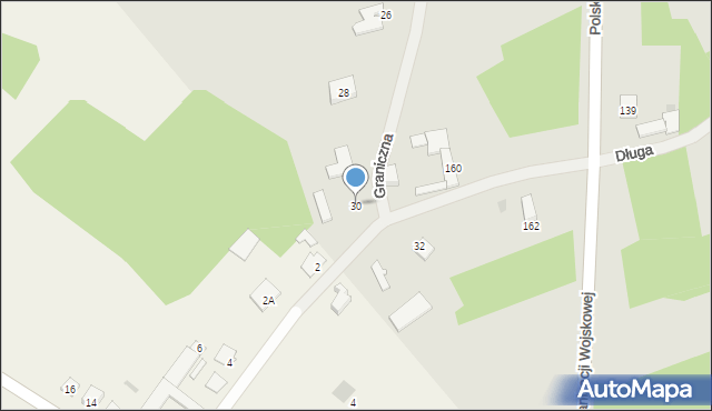 Nasielsk, Graniczna, 30, mapa Nasielsk