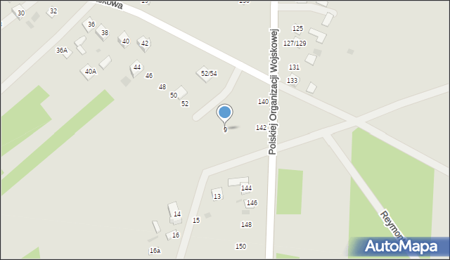 Nasielsk, Graniczna, 9, mapa Nasielsk