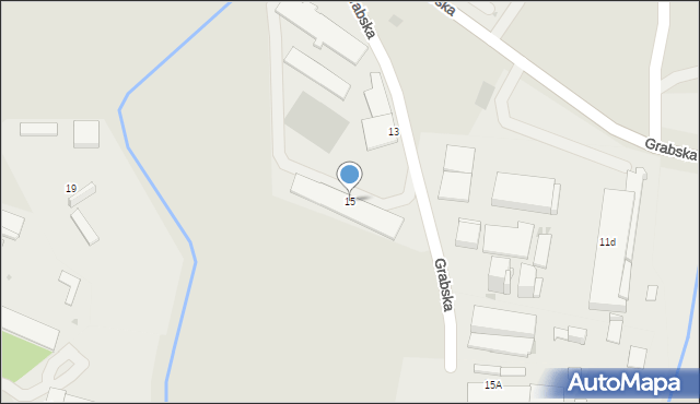 Niepołomice, Grabska, 15, mapa Niepołomice