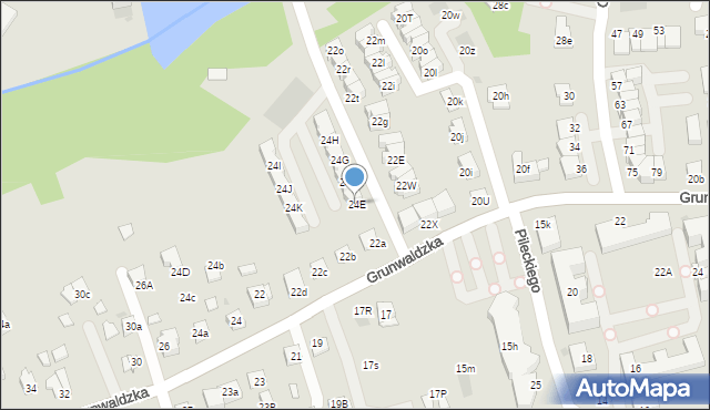 Niepołomice, Grunwaldzka, 24E, mapa Niepołomice