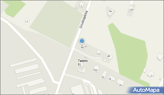 Nowa Wieś, Grudziądzka, 4A, mapa Nowa Wieś