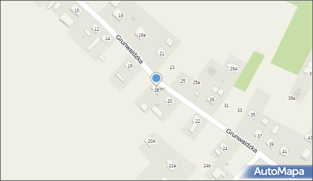 Nowa Wieś, Grunwaldzka, 18, mapa Nowa Wieś