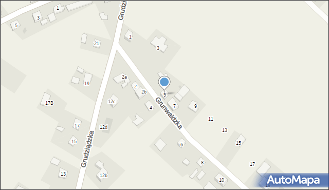 Nowa Wieś, Grunwaldzka, 5, mapa Nowa Wieś
